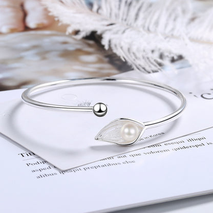 Bracelet Korean Version Of The Forest Sweet Leaf Bracelet Pearl Bracelet