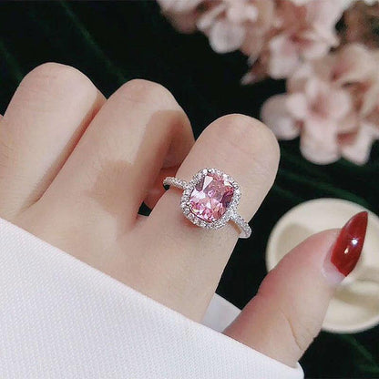 Rings For Women Bridal Wedding Anelli Trendy Jewelry Engagement Ring White Gold Color Anillos