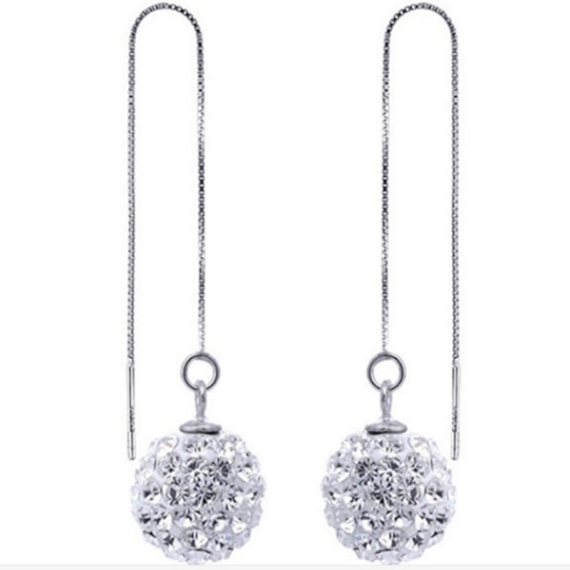 Crystal Earring Earrings Korea Korean Style Earrings Fashion Jewelry